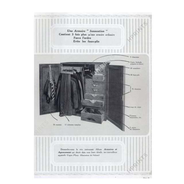 Modern Wardrobe by Le Corbusier for Innovation Paris, 1931 For Sale - Image 3 of 18