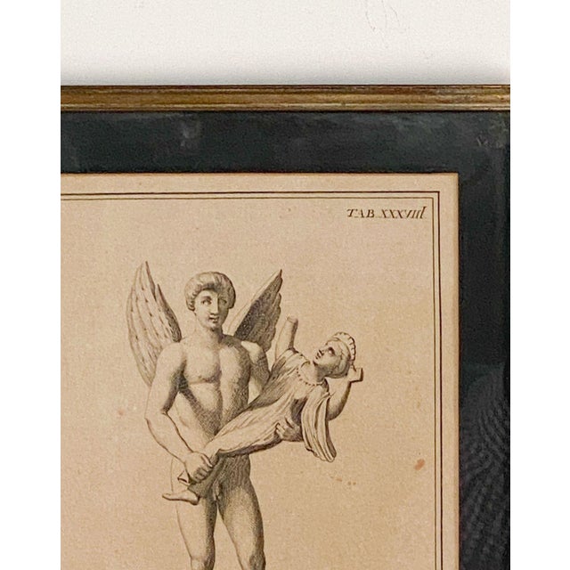 18th or 19th Century Italian Engraving of a Putto For Sale - Image 4 of 4