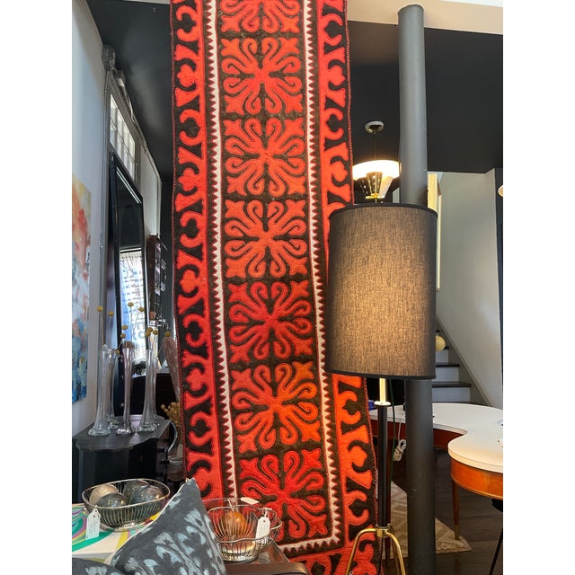 Vintage Shyrdak Felt Runner 2'4" X 21'5" For Sale In Raleigh - Image 6 of 17