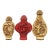 Vintage Chinese / Chinoiserie Style Relief Decorated Snuff Bottles - Set of 3 For Sale