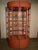 Modern Oval Salmon-Colored Display Cases with Glass Shelves and Lighting, 1985, Set of 2 For Sale - Image 3 of 12