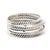 Modern David Yurman Diamond Crossover Band Ring, Sterling Silver, Ring Size 9.5 For Sale - Image 3 of 6