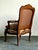Vintage Hand Carved Scalamandre Fauteuil Chair For Sale - Image 12 of 12