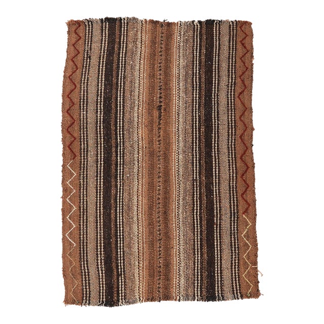 Small Vintage Turkish Decorative Kilim - 2`1″ X 3`5″ For Sale