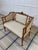 Early 20th Century Edwardian Style Chair-Back Settee For Sale - Image 4 of 13