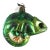 2002 Neiman Marcus Blown Glass Gecko Lizard Christmas Ornament For Sale