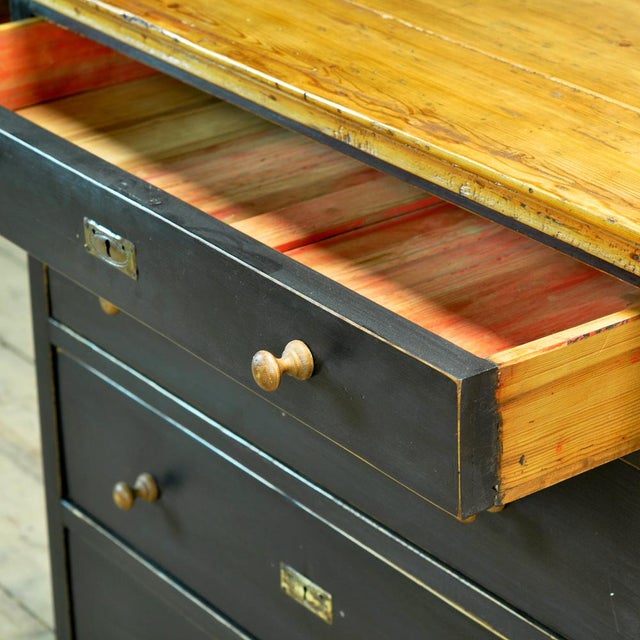 1910s Pine Chest of Drawers, 1910s For Sale - Image 5 of 15
