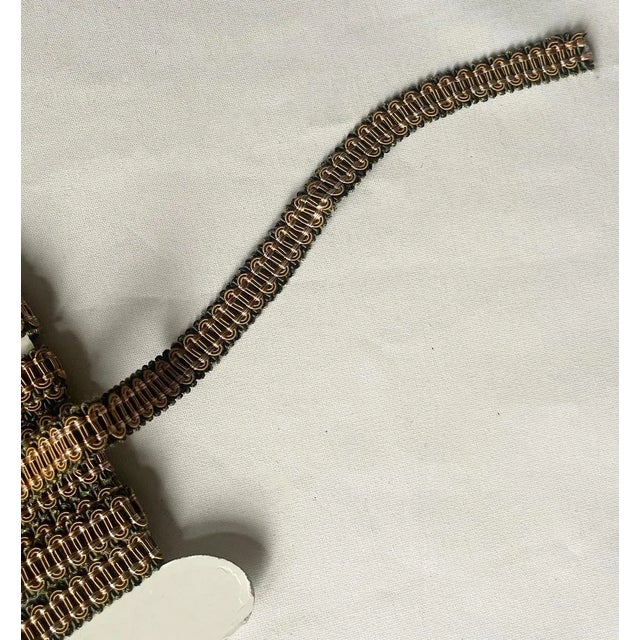 A very beautiful and finely made gimp from the well respected Samuel & Sons. 7 2/3 yards long 1/2" wide. It is made for...