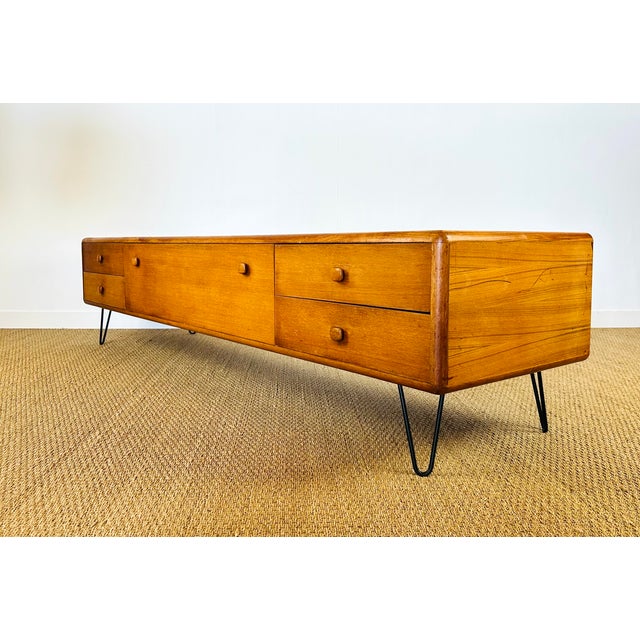Vintage Scandinavian Teak Sideboard, 1960 For Sale - Image 12 of 15