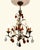Pendant Chandelier in Wrought Iron and Murano Glass, 1990s For Sale - Image 4 of 9