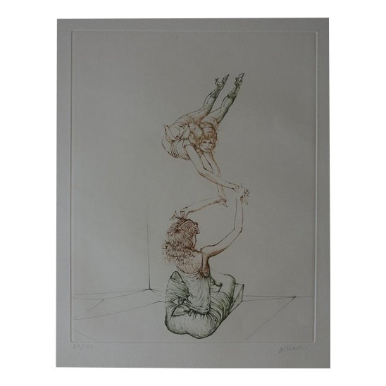 Hans Bellmer, The Equilibrists, Original Engraving For Sale