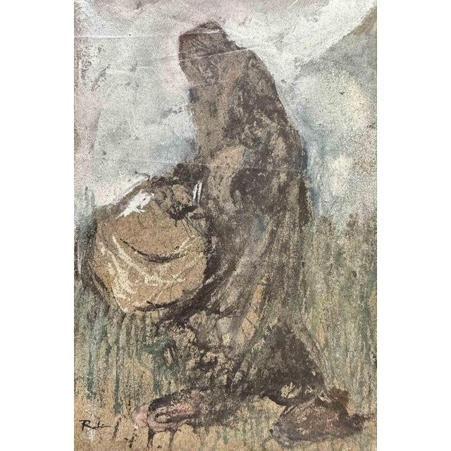 The Woman is an artwork realized by Gabriele Galantara in 1905 Century. Drawing in tempera, ink, and watercolor....