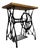 Antique Industrial Style Cast Iron Side Table, 1900s For Sale