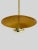 Handmade Brass Pendant With Indian Gold Color Shade Light Fixture For Sale - Image 4 of 8
