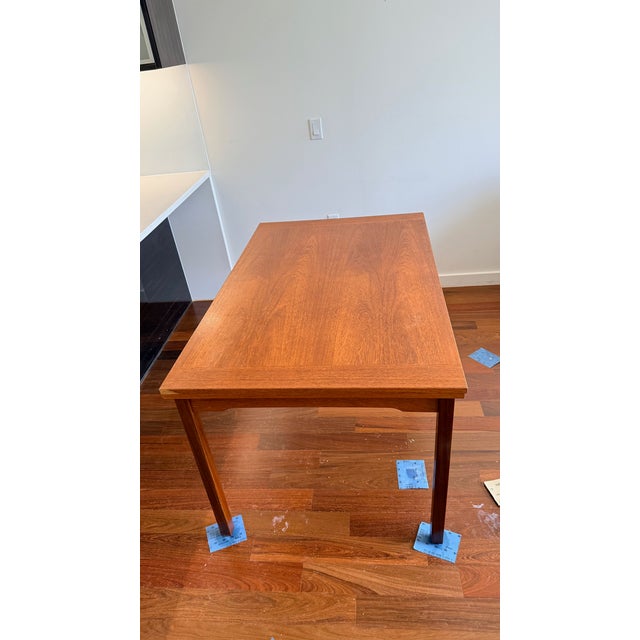 Bramin Company Danish Teak Draw-Leaf Extension Dining Set — Table — Made in Denmark, C. 1960s For Sale - Image 4 of 7