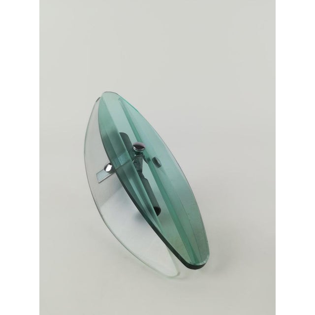 Wall Sconces in Turquoise Glass attributed to Veca, Italy, 1970s, Set of 2 For Sale - Image 4 of 18