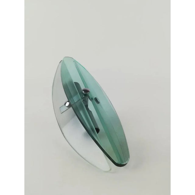 Wall Sconces in Turquoise Glass from Veca, Italy, 1970s, Set of 2 For Sale - Image 4 of 18