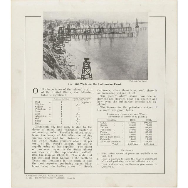 Geographical Pictures of the Usa Set VII by A. Wheaton & Co., 1920s, Set of 13 For Sale - Image 12 of 15