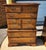 Late 20th Century Complete Queen Hard Wood Bedroom Set For Sale - Image 4 of 14