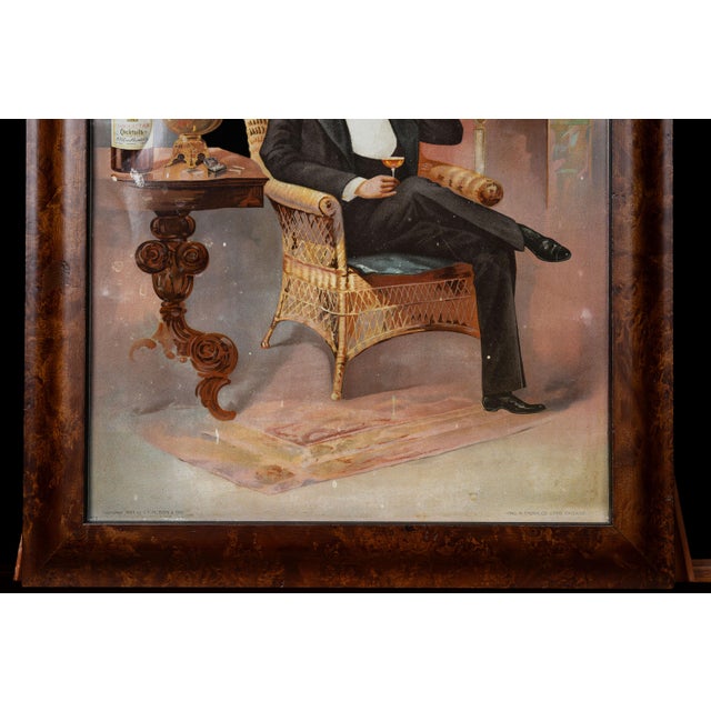 Late 19th Century "The Club Cocktails" Tin Litho Advertising Sign For Sale - Image 4 of 13