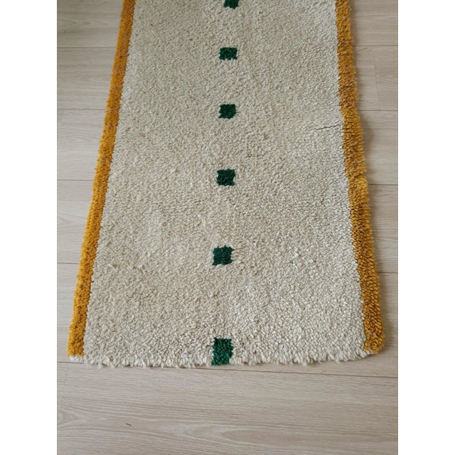 1970s Scandinavian Wool Runner Rug, 1970s For Sale - Image 5 of 6