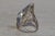1910s Ladies Antique Navette Shaped Ring set with Diamonds For Sale - Image 5 of 10