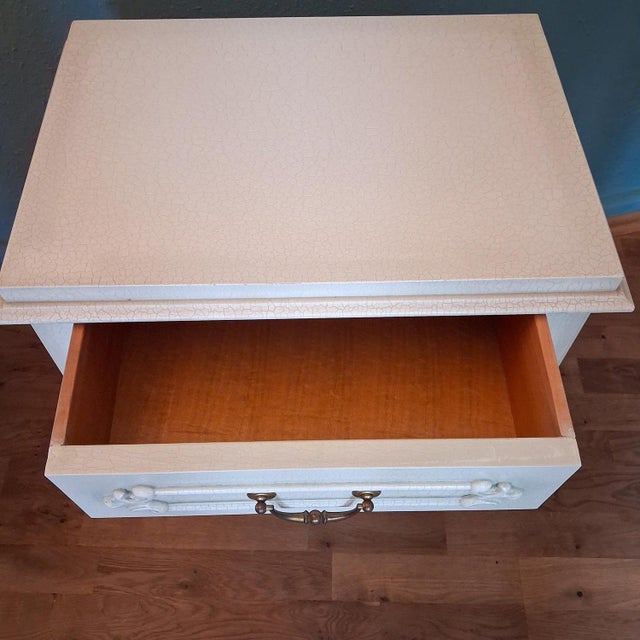 Louis XVI French Bedside Tables, 1970s, Set of 2 For Sale - Image 12 of 16