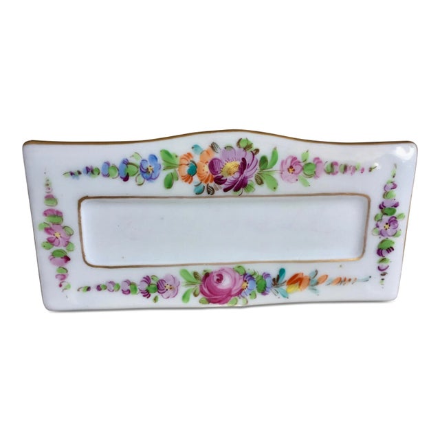 Dresden Porcelain Place Card Holders - Set of 12 For Sale In Philadelphia - Image 6 of 6