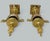 Sienna Pair French Regency Styl Giallo Sienna Marble Gilt Bronze Cassolettes Urns Vases For Sale - Image 8 of 10