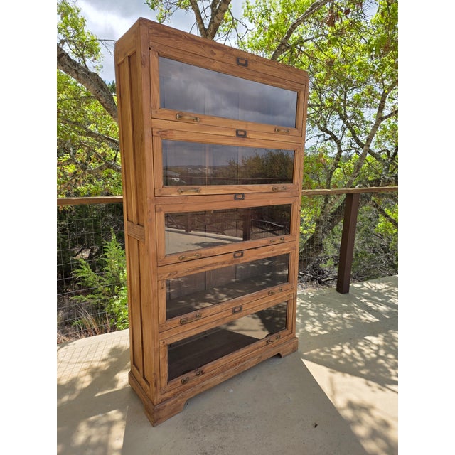 Bookcase Mercantile Collector Display Case Two Available For Sale - Image 11 of 12