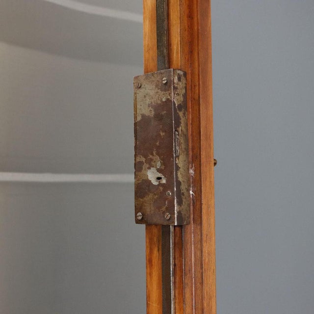 Wood Neo-Gothic Style Display Cabinet in Walnut For Sale - Image 7 of 12