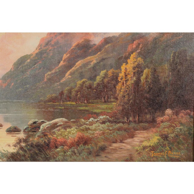 Wood Hudson River Valley Landscape Painting by Thomas C. Blake (Born 1890) For Sale - Image 7 of 11