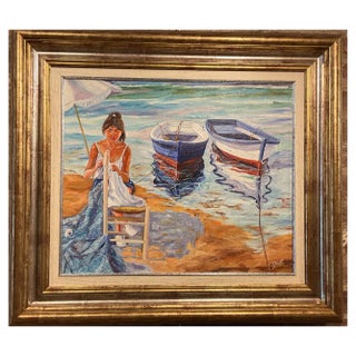 Avel, Remendando, 2023, Oil on Canvas, Framed For Sale