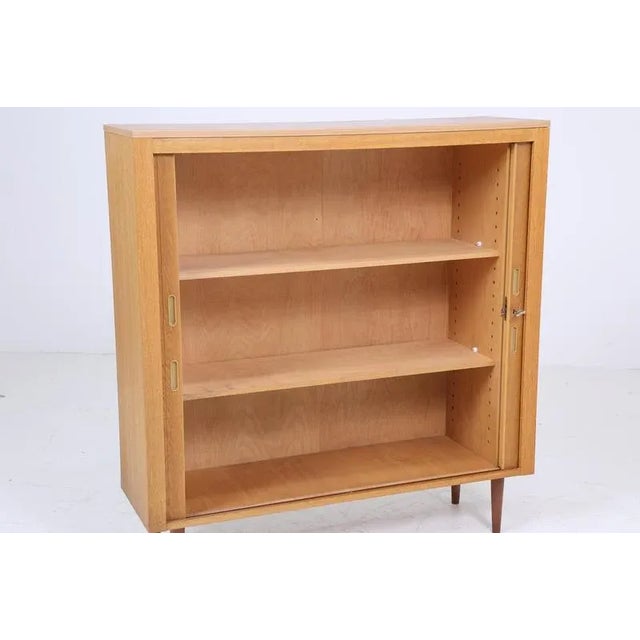 Wood Mid-Century Roller Shutter Cabinet from Werner Stehroll, 1960s For Sale - Image 7 of 11