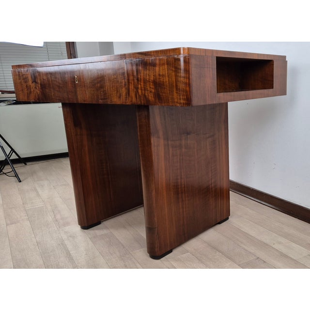 Brown Art Deco Venetian Gaming Table, 1931 For Sale - Image 8 of 18