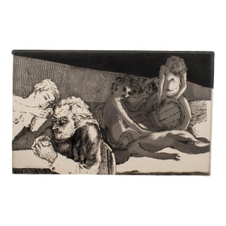 "Douglas Drinks" Framed Engraving by David Donovan For Sale