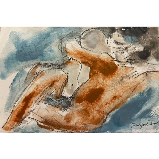 Fanyu Lin The Embrace Series, 2024 Watercolor on paper 4 x 6 inches each (10.2 x 15.2 cm) The Embrace Series by Fanyu Lin...