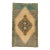 Turkish Mini Rug Oriental Hand Knotted Vintage Rug 1'7" x 2'7" #21268 For Sale