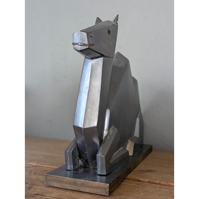 Mid 20th Century Mid-Century Cubist Camel Sculpture For Sale - Image 5 of 13