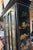Black Vintage Chinoiserie Decorated Black Lacquer Display Cabinet For Sale - Image 8 of 14