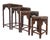 Antique Rosewood Chinese Nesting Tables Set of 4 For Sale - Image 4 of 12
