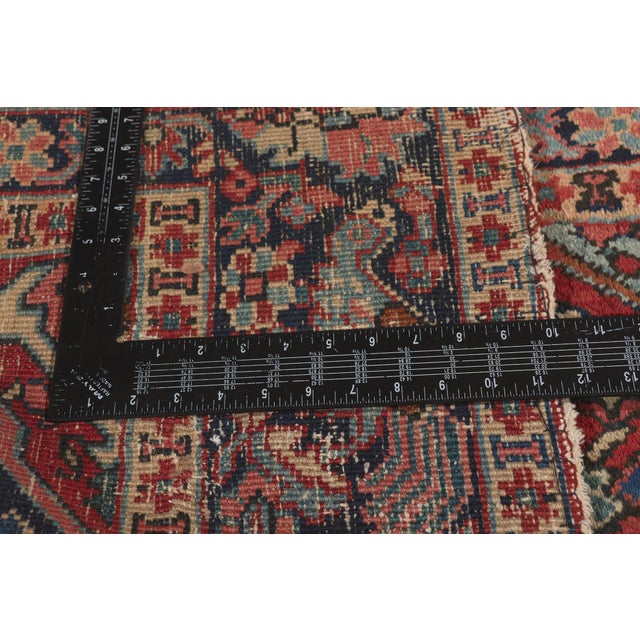 Textile Antique Persian Heriz Rug, 02'07 X 06'03 For Sale - Image 7 of 10