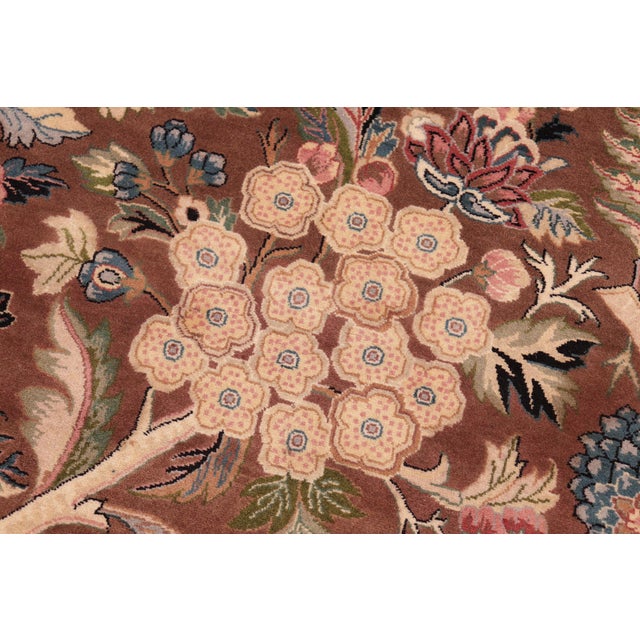 Shabby Chic Nagi Pak-Persian Brown/Blue Wool Rug - 8'2'' X 10'4'' For Sale In New York - Image 6 of 9