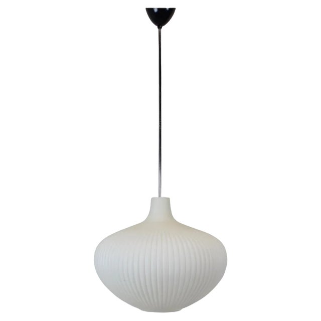 Mid-Century Glass Pendant, 1960s For Sale