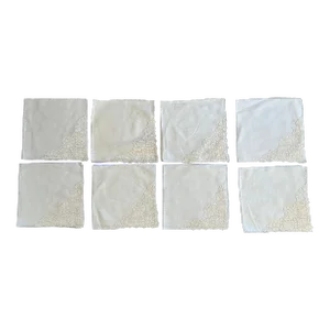Vintage Linen Dinner Napkin Set of 6