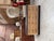 This antique workshop cabinet, crafted from oak and pine, has been fully restored. It features a black patinated body and...