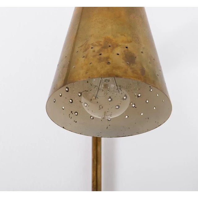 Alf Svensson Brass Wall Lamps attributed to Alf Svensson, Sweden, 1950s, Set of 2 For Sale - Image 4 of 10