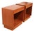 Brown Pair of Danish Mid Century Modern Nightstands by the Interform Collection For Sale - Image 8 of 16