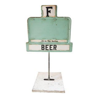 Vintage Store Cafe Saloon Bar Counter Sign For Sale