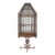 Monumental 77-Inch Custom Artisan Hand-Welded Wrought Iron Pagoda Aviary (Birdcage) on Stand For Sale